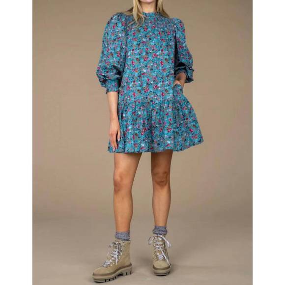 Olivia James | Dresses | New Olivia James The Label Lucy Dress In Blue ...